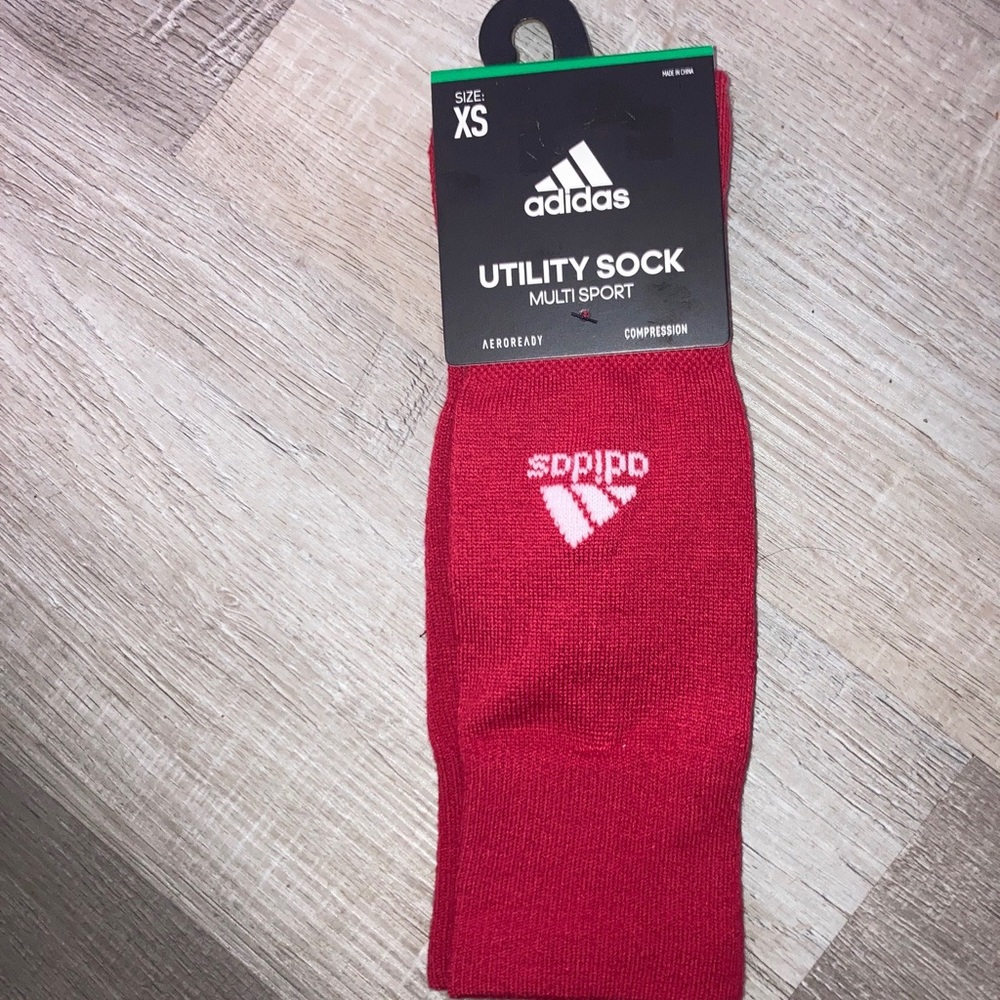 Adidas multi sport athletic xs(9c1y) socks.